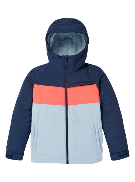 BURTON jacket B Ropedrop blue/light blue/orange