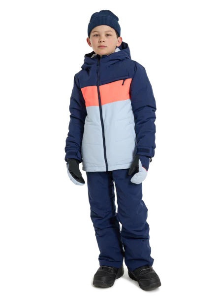 BURTON jacket B Ropedrop blue/light blue/orange - Image 3