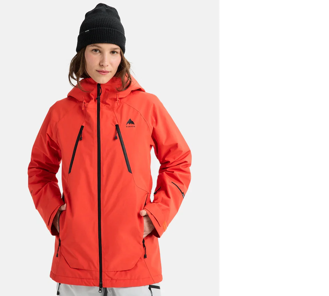 BURTON jacket WMS Gore Reserve Ins fiesta red