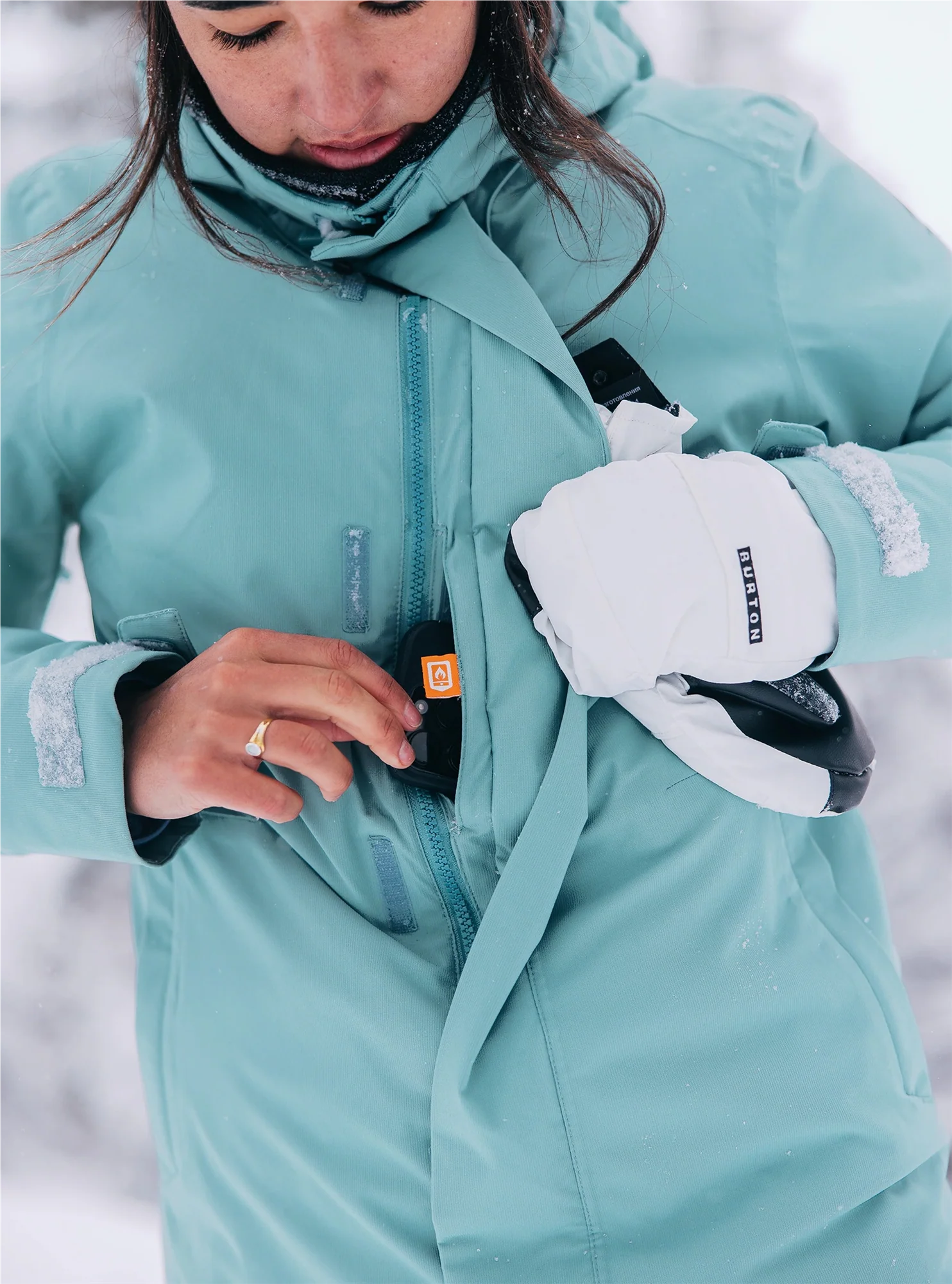 BURTON Jacket WNS Jet Ridge Light Blue - Image 4