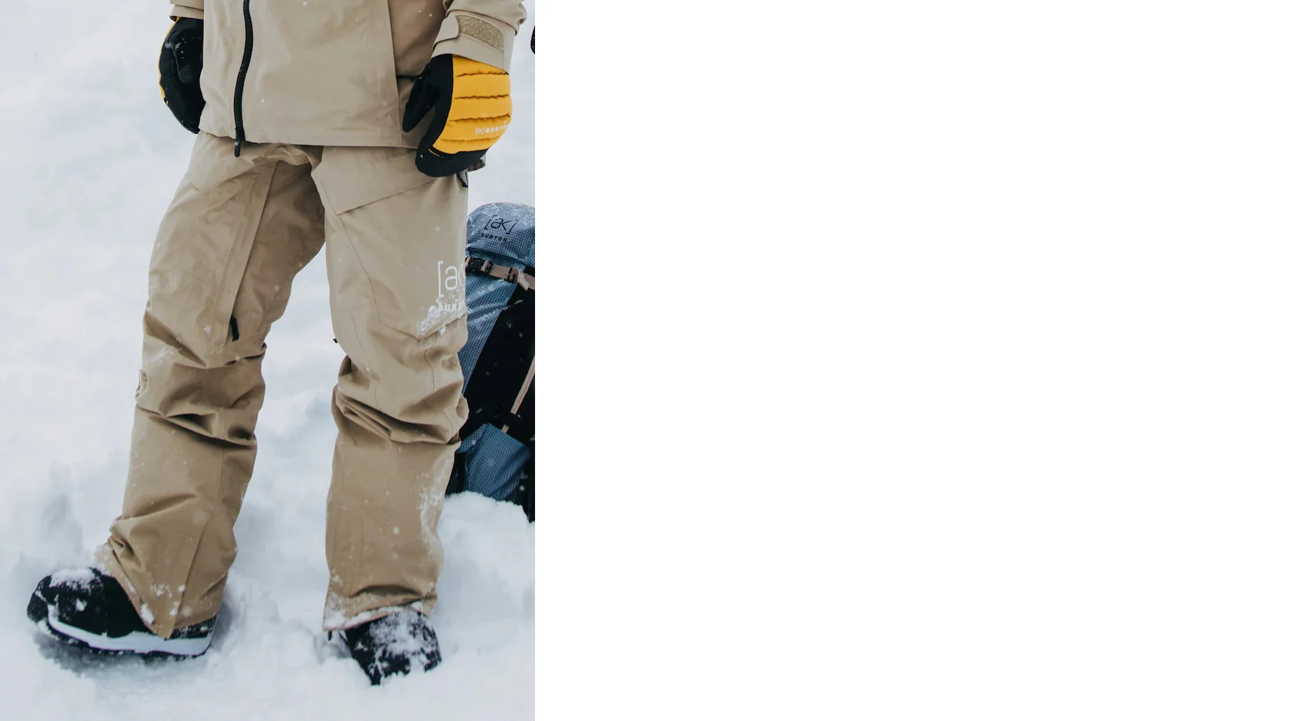 BURTON Pants AK Gore Swash Light Brown - Image 2