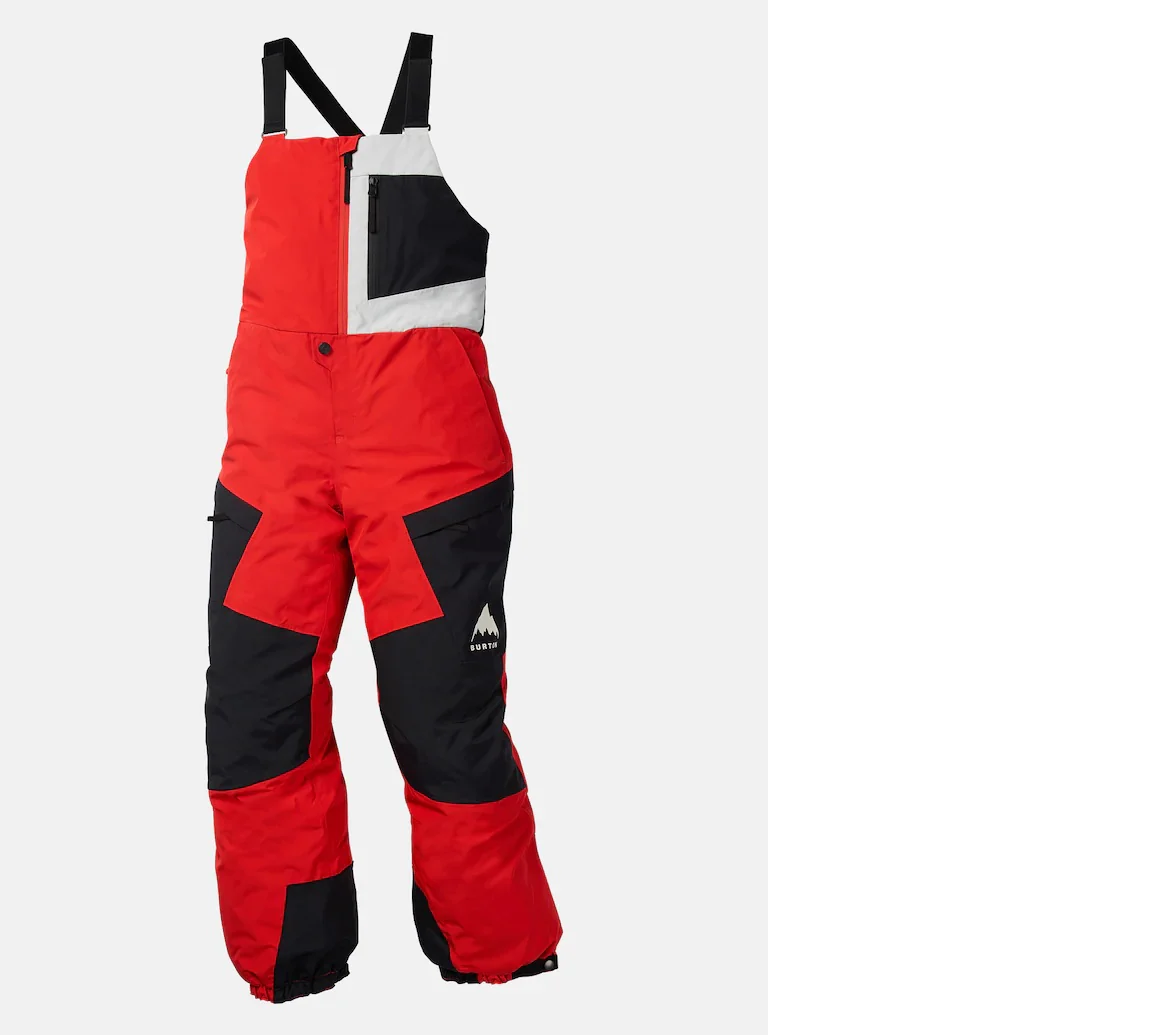 BURTON pants Kids Gore Powline BIB flame red/true black - Image 4