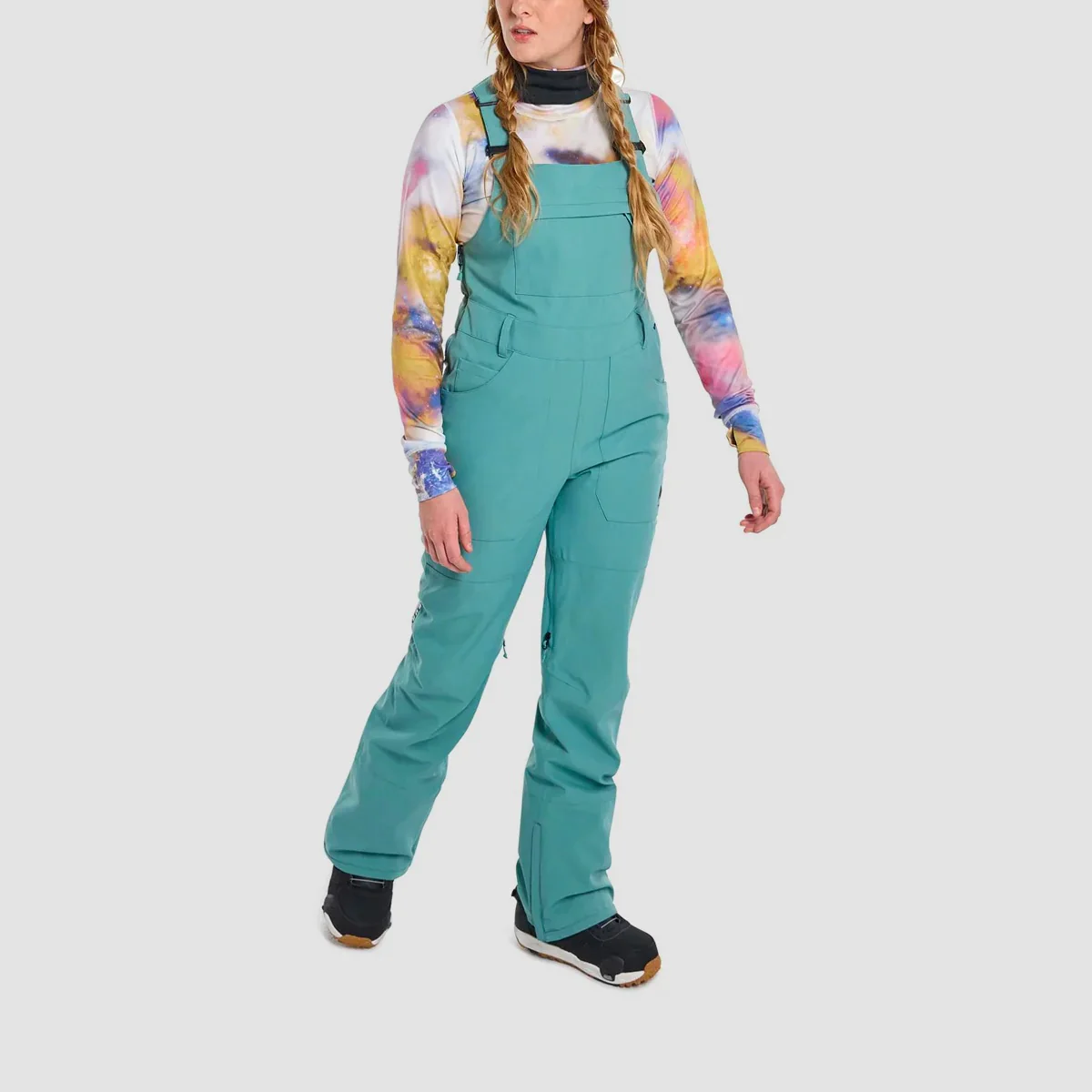 BURTON pants W Avalon Bib light green - Image 2