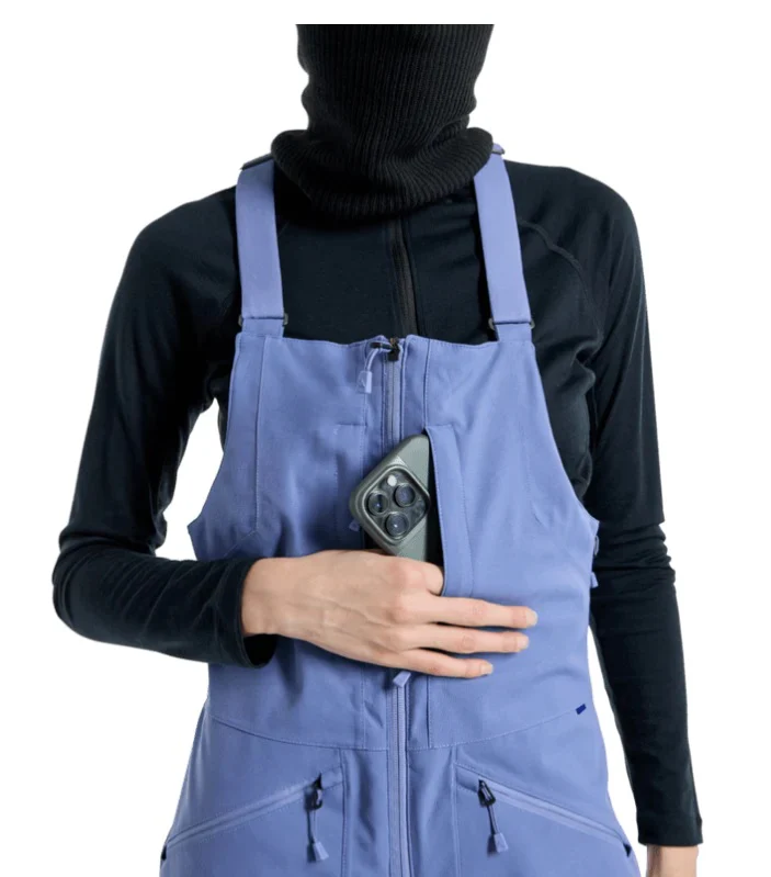 BURTON pants WMS Reserve Bib light blue - Image 4