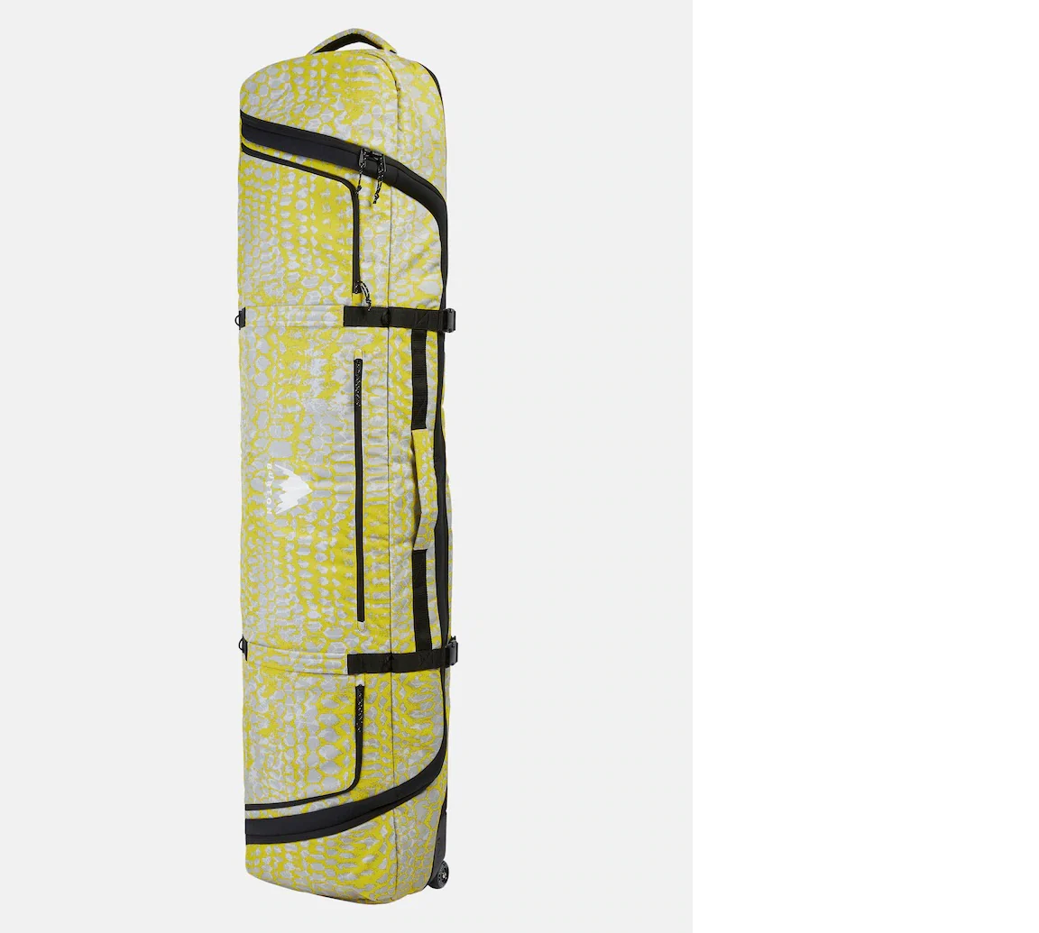 BURTON soma dēļa Wheelie Flight Attendant atomic shatter yellow