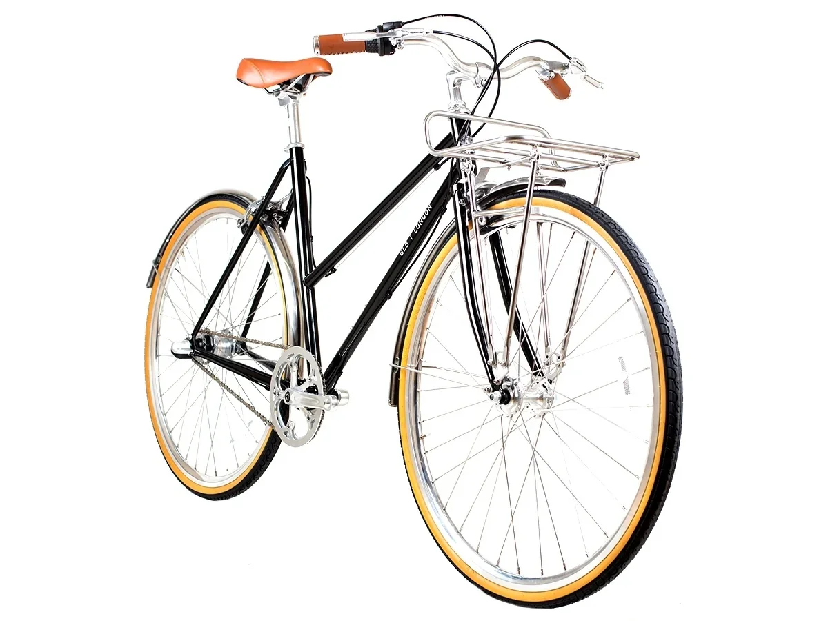 BLB Butterfly 3spd Town Bike - Black - Image 2