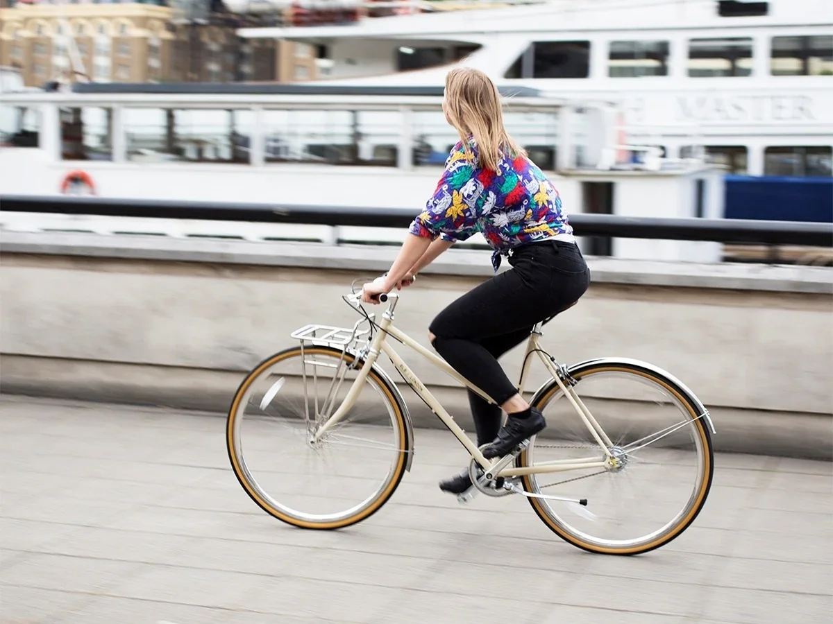 BLB Butterfly 3spd Town Bike - Natural Beige - Image 7