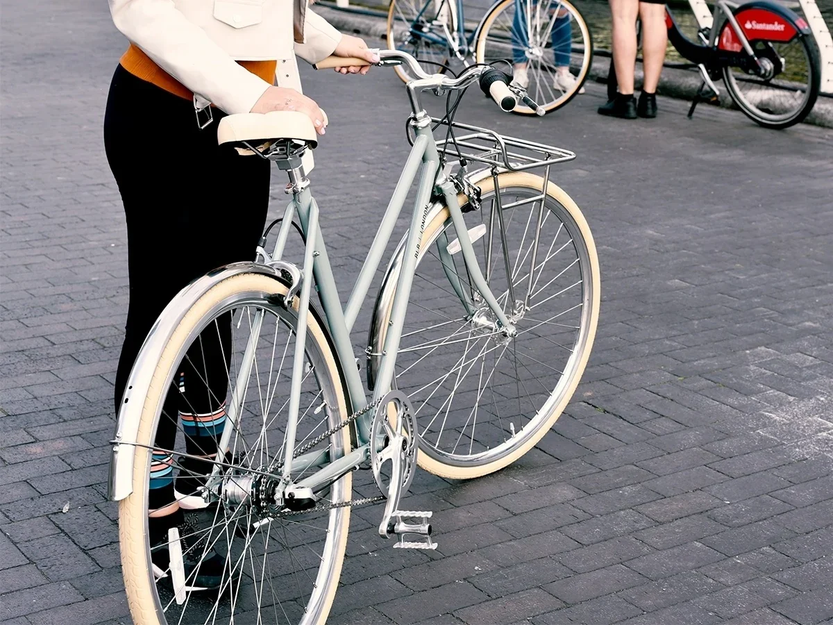 BLB Butterfly 3spd Town Bike - Sage Green - Image 9
