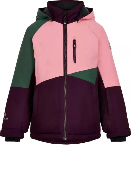 Color KIDS Winter Jacket Girls 740356 Violet/Pink/Green AF 10K