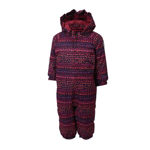 Color KIDS Winter Overalls Rimah Pink/Red