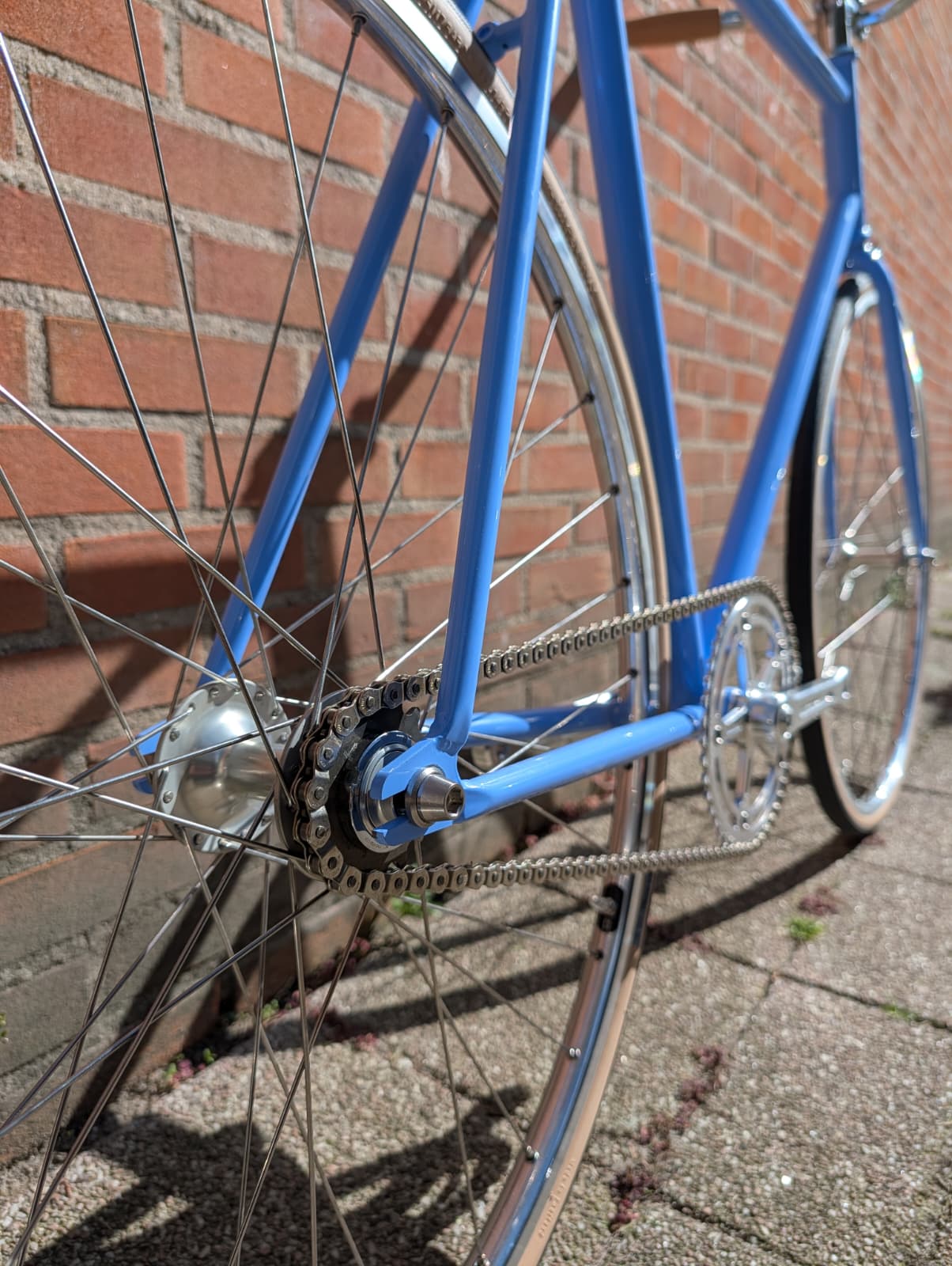 Custom built fixie with Focale 44 Noble frame set - Image 7