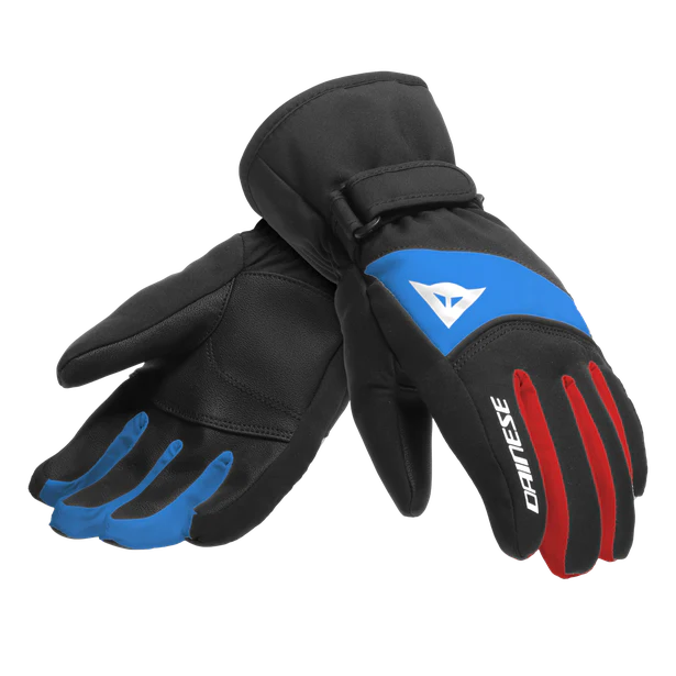 DAINESE Gloves JR HP Scarabeo Black/Blue/Red