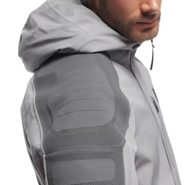 DAINESE jacket S001 Dermizax EV Flexagon silver/grey - Image 4