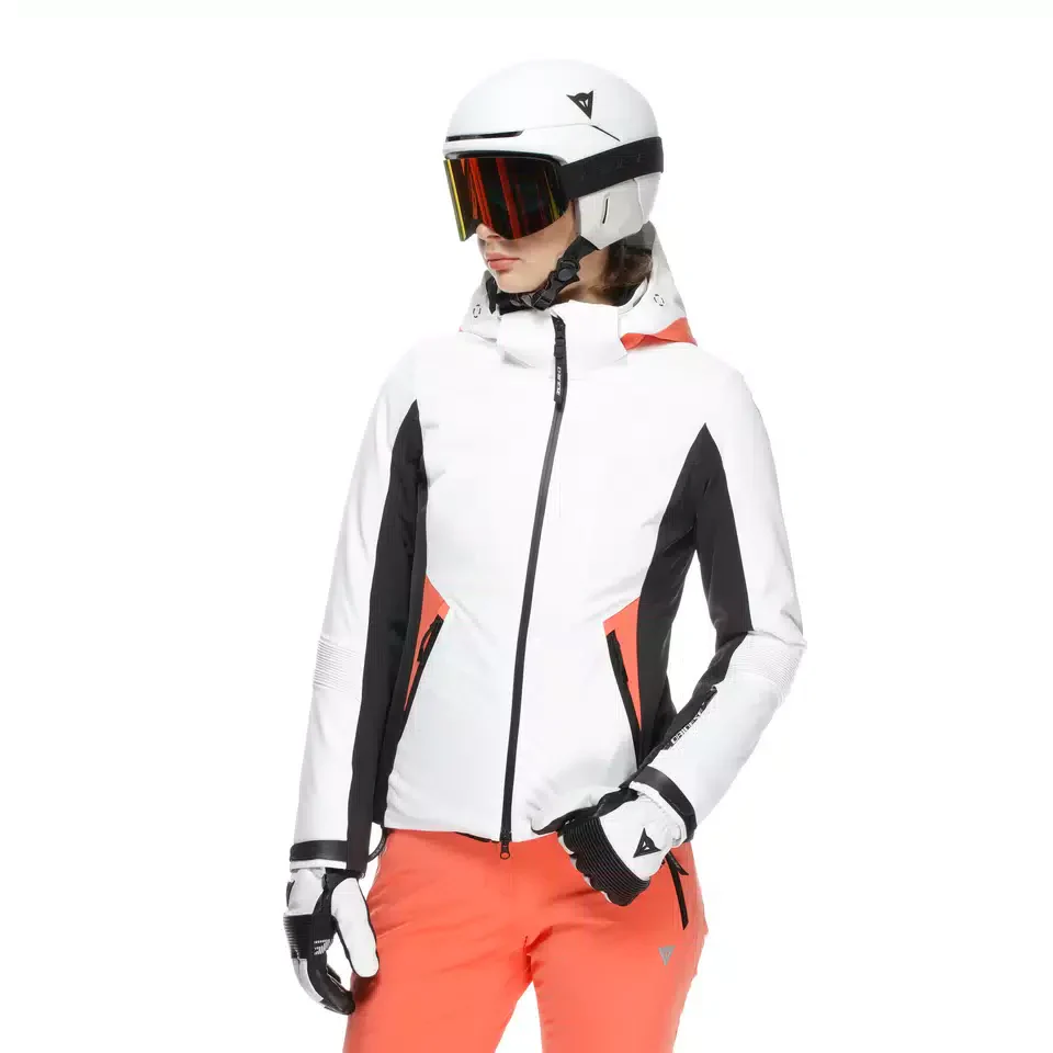 DAINESE jacket Speed Demon Lab Domeair Pro WMN white/stretch limo/coral - Image 3