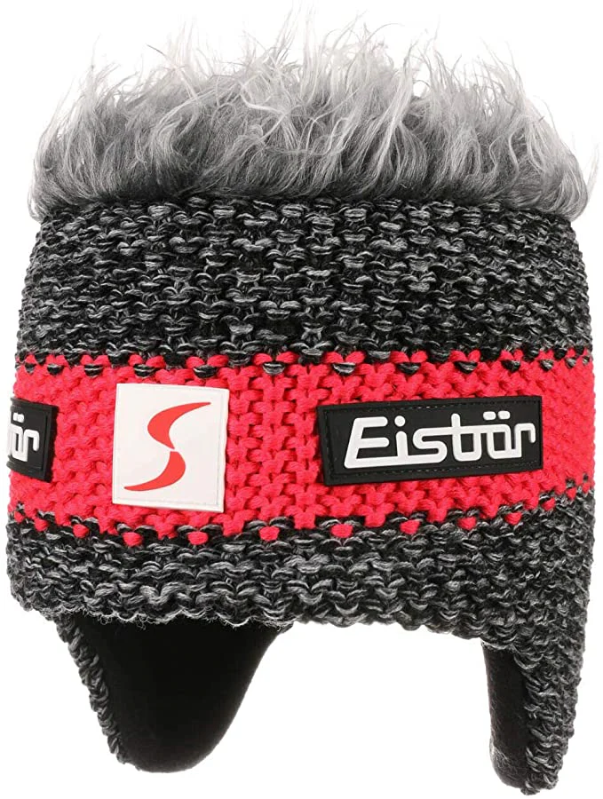 EISBAR Hat Star Cocker Kid Grey/Red