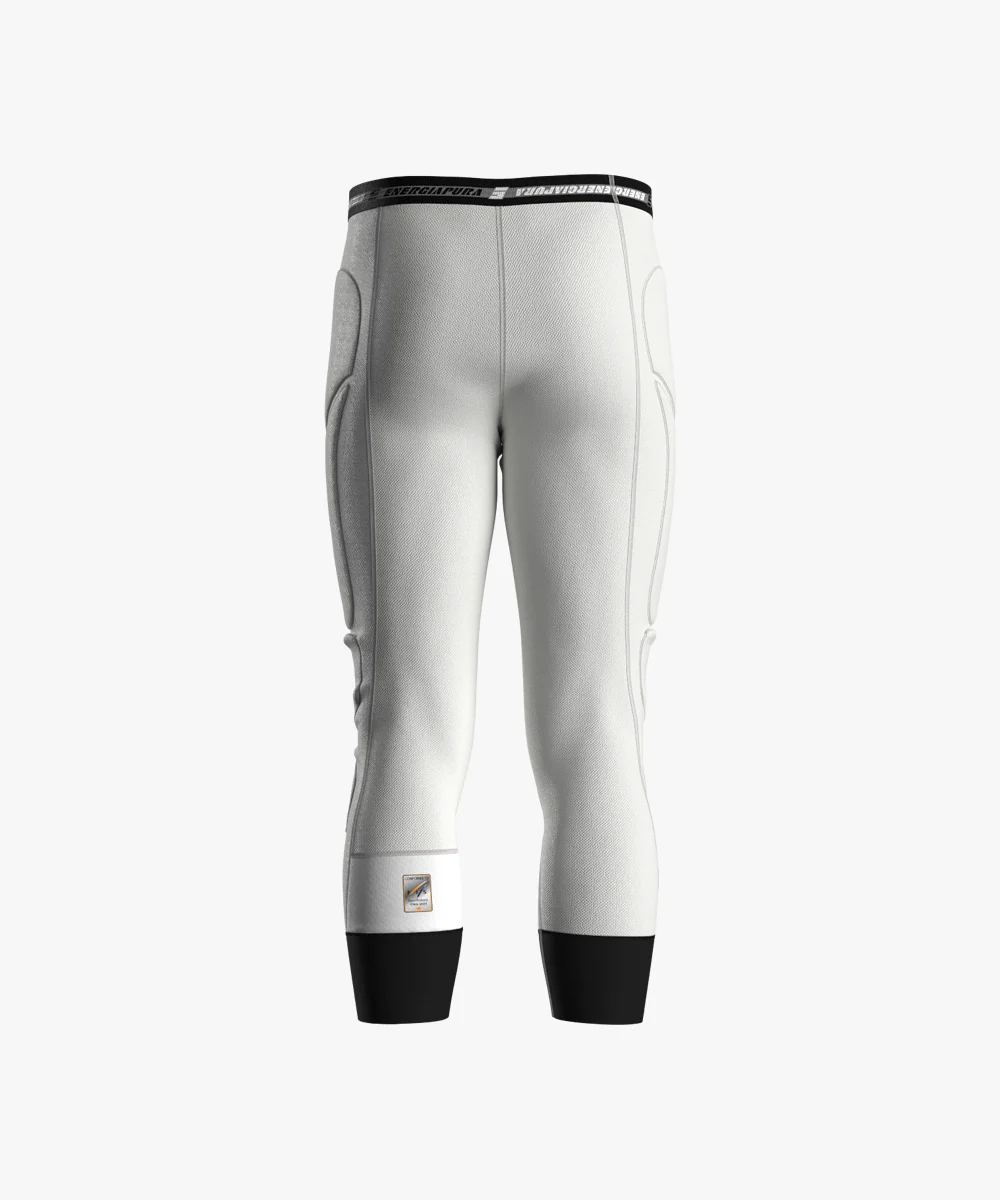 ENERGIAPURA Thermo Pants 3/4 Cut Resistant FIS w/removable protect White - Image 3