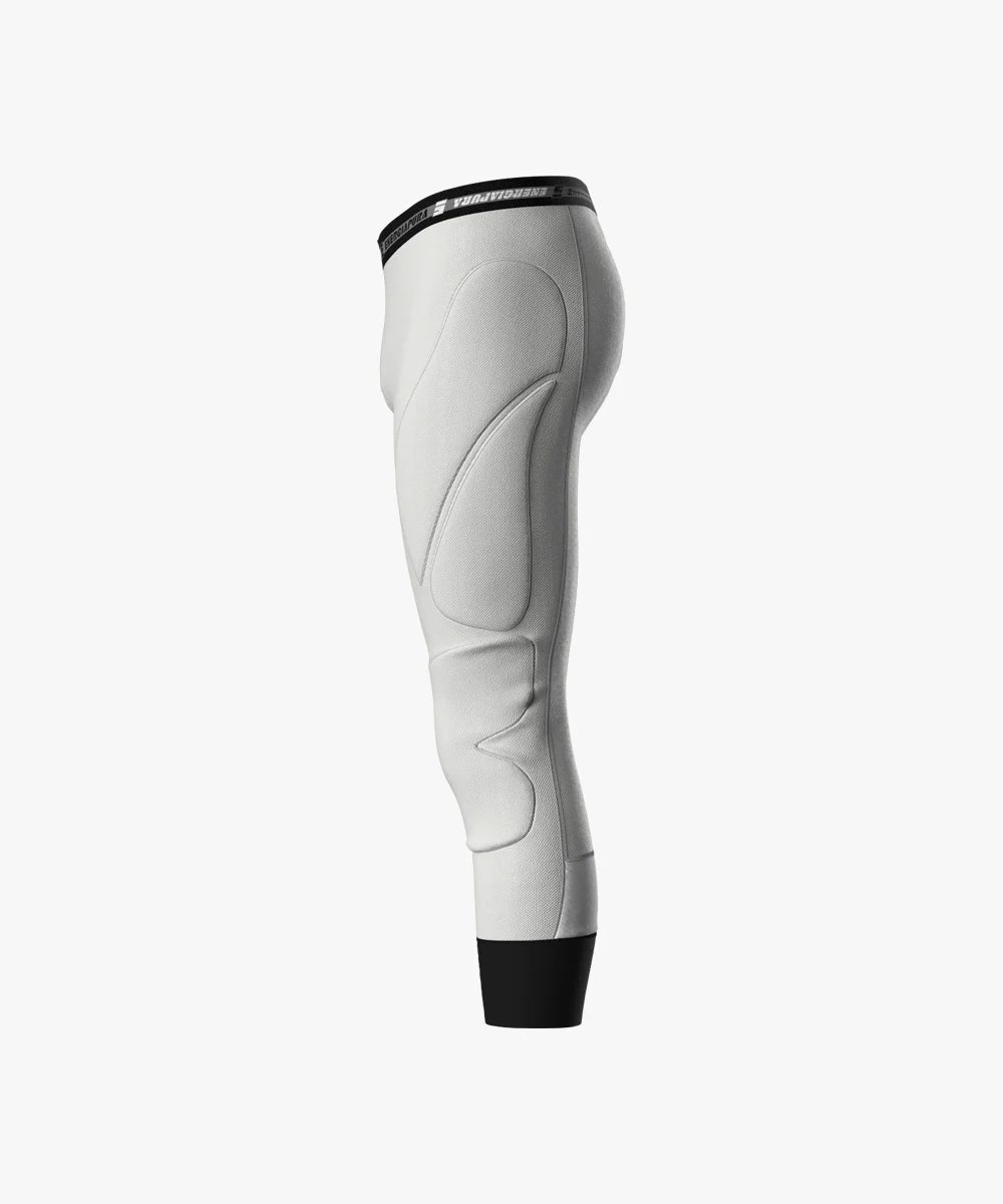 ENERGIAPURA Thermo Pants 3/4 Cut Resistant FIS w/removable protect White - Image 4