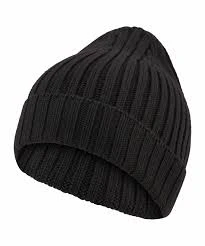 FALKE winter hat Merino X-Fine Ribbed black