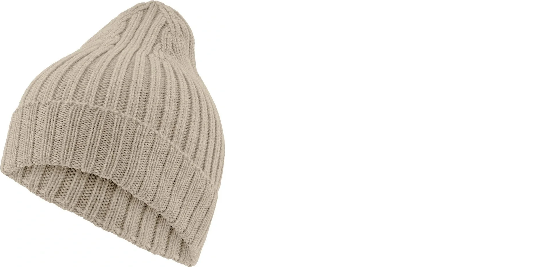 FALKE winter hat Merino X-Fine Ribbed light brown