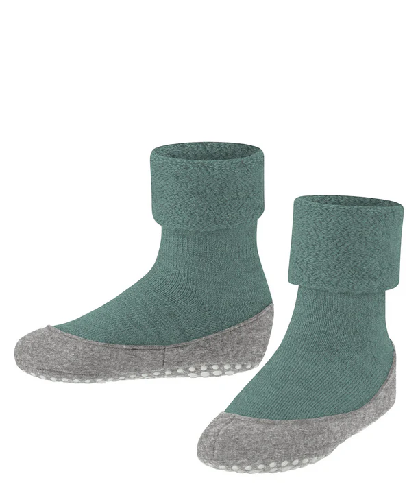 FALKE Socks Cosyshoe Teens Kids House Green/Grey
