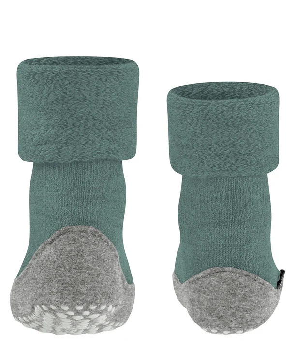 FALKE Socks Cosyshoe Teens Kids House Green/Grey - Image 2
