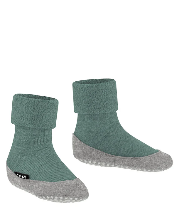 FALKE Socks Cosyshoe Teens Kids House Green/Grey - Image 3