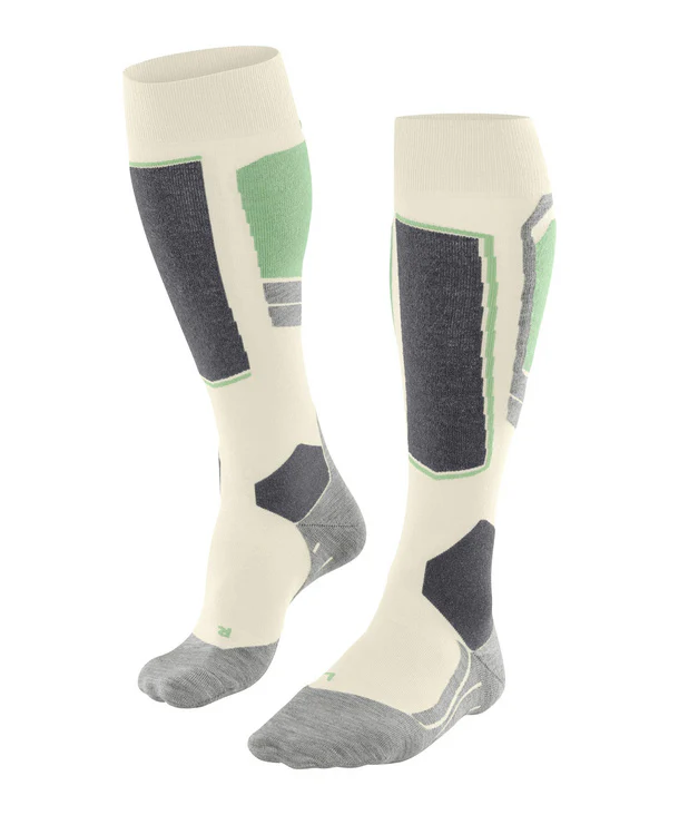 FALKE Socks SK4 Women White/Light Green