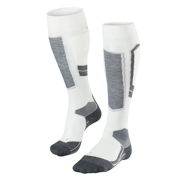 FALKE Socks SK4 Wool Women White/Grey