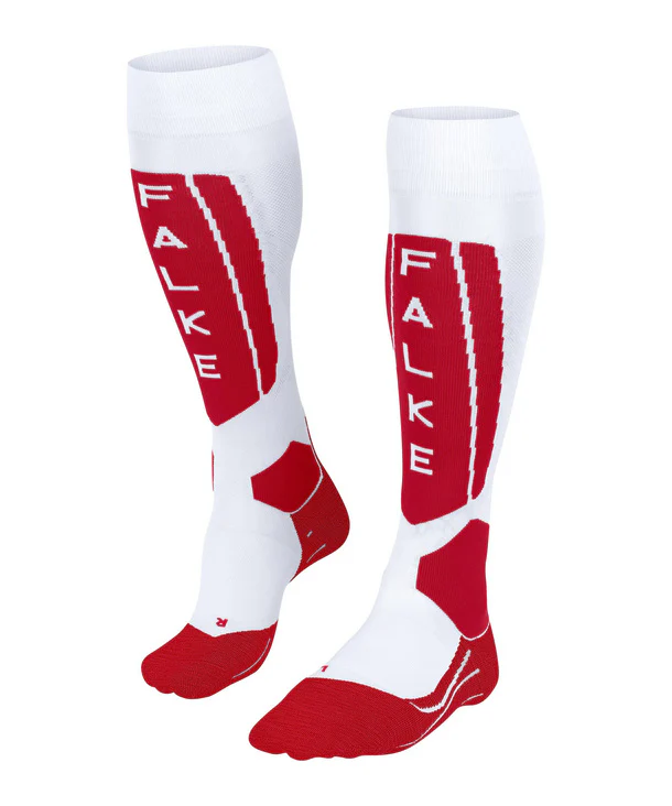 FALKE Socks SK5 Silk Women White/Red