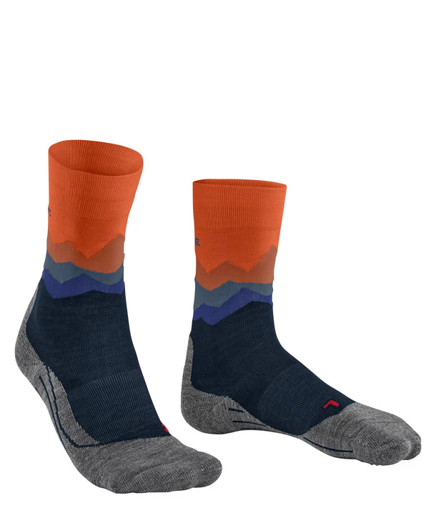 FALKE socks TK2 Explore orange/blue/grey