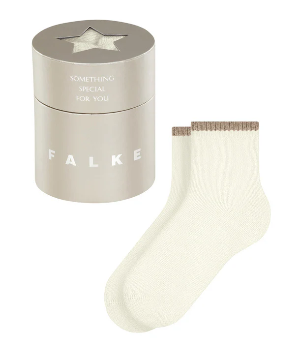 FALKE wool socks Cosy Plush Star Box Short
