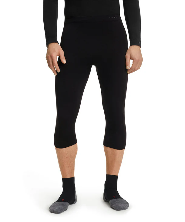 FALKE Thermo Pants 3/4 Wool Tech Light Reg Black