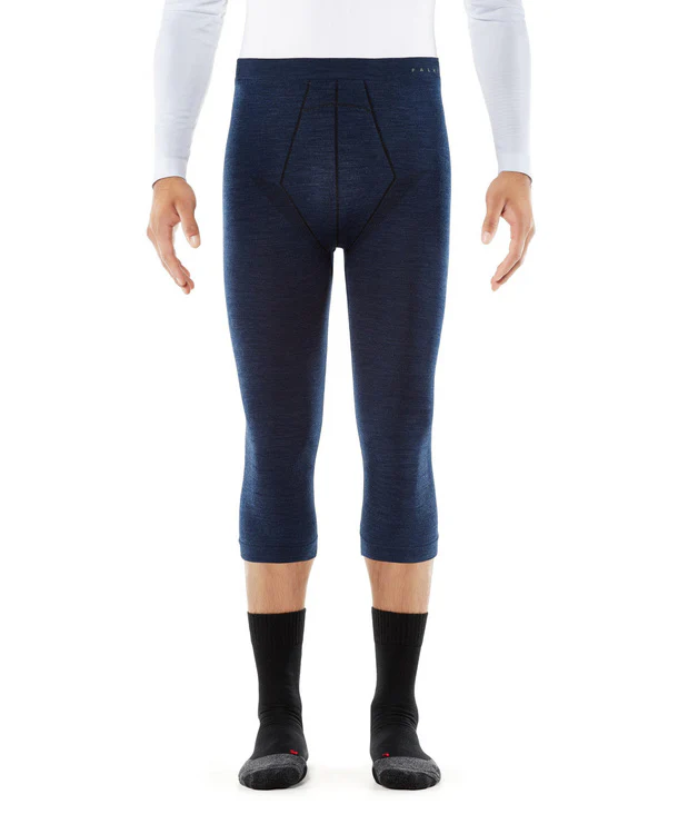FALKE Thermo Pants 3/4 Wool Tech Tight Dark Blue