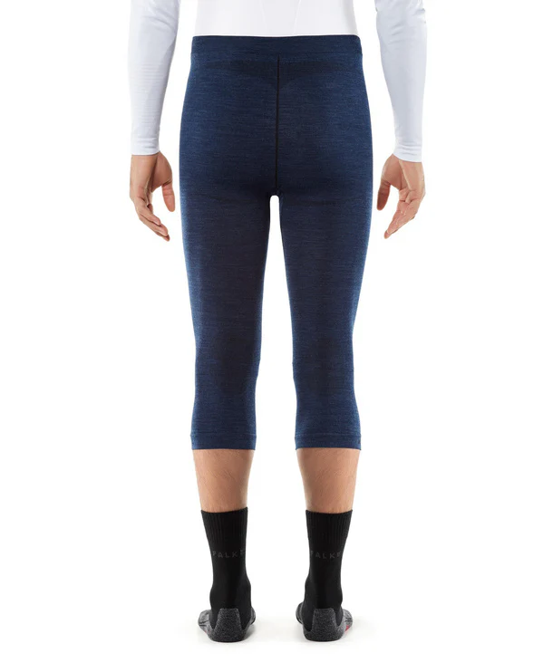 FALKE Thermo Pants 3/4 Wool Tech Tight Dark Blue - Image 2