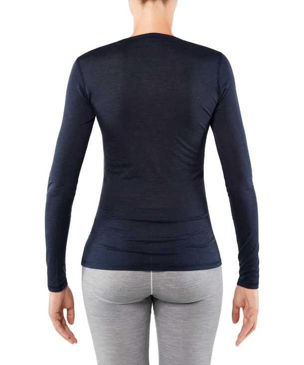 FALKE Thermo Shirt LS Women Silk Wool Dark Blue - Image 2