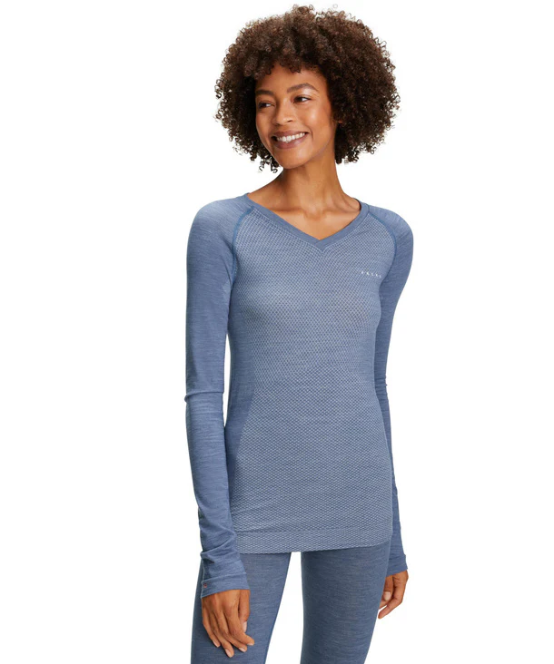 FALKE Thermo Shirt LS Women WT Light Reg Light Blue