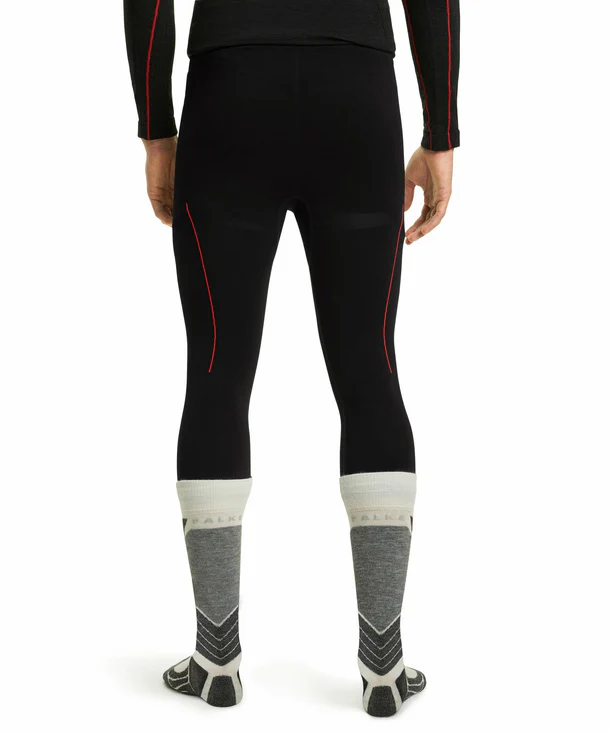 FALKE thermal pants 3/4 MW black/red - Image 2