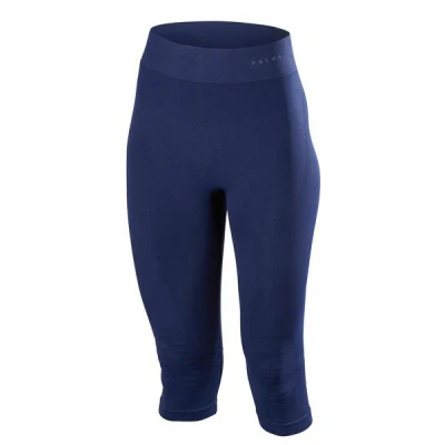 FALKE thermal bibs 3/4 Women MW dark blue