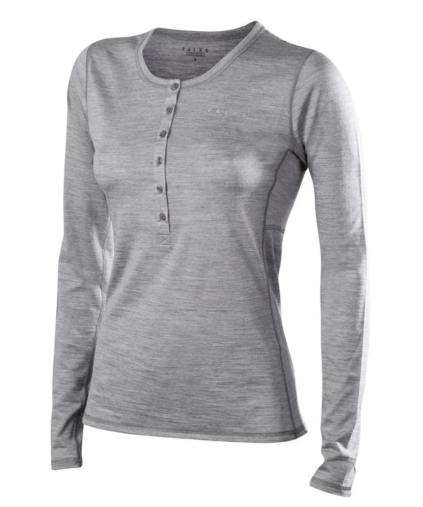 FALKE Thermo Shirt LS Women Silk Wool Grey