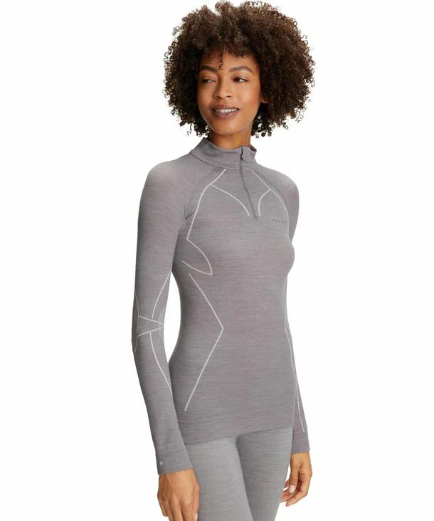 FALKE Thermo Shirt LS Women Wool Tech Grey