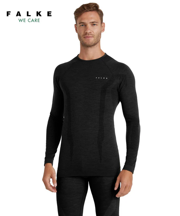 FALKE Thermo Shirt WT LOngsleeve Black - Image 2