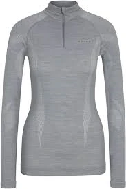 FALKE thermo shirt WT Longsleeve Zip women grey