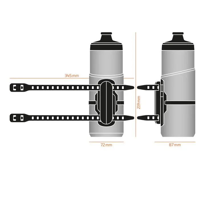 Fidlock Twist Bottle 600 with FL logo incl. Twist Uni Base Mount - Image 2