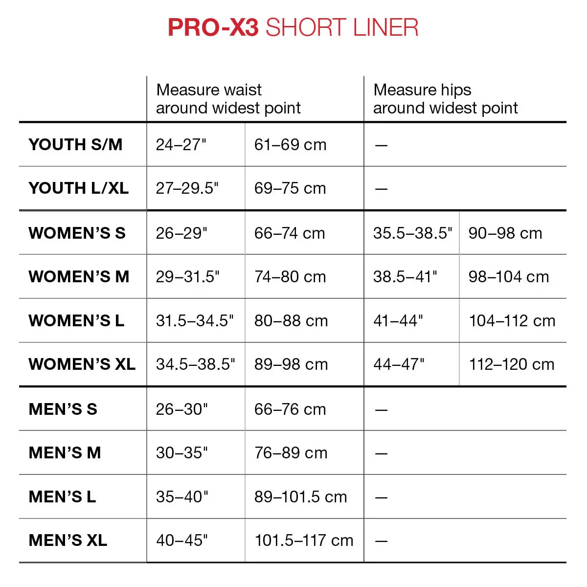 G-Form Youth Pro X3 Bike Short Liner - Image 3