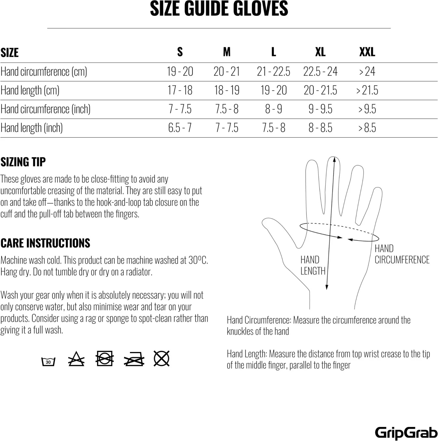GripGrab Aerolite InsideGripT Full Finger Summer Gloves - Image 6