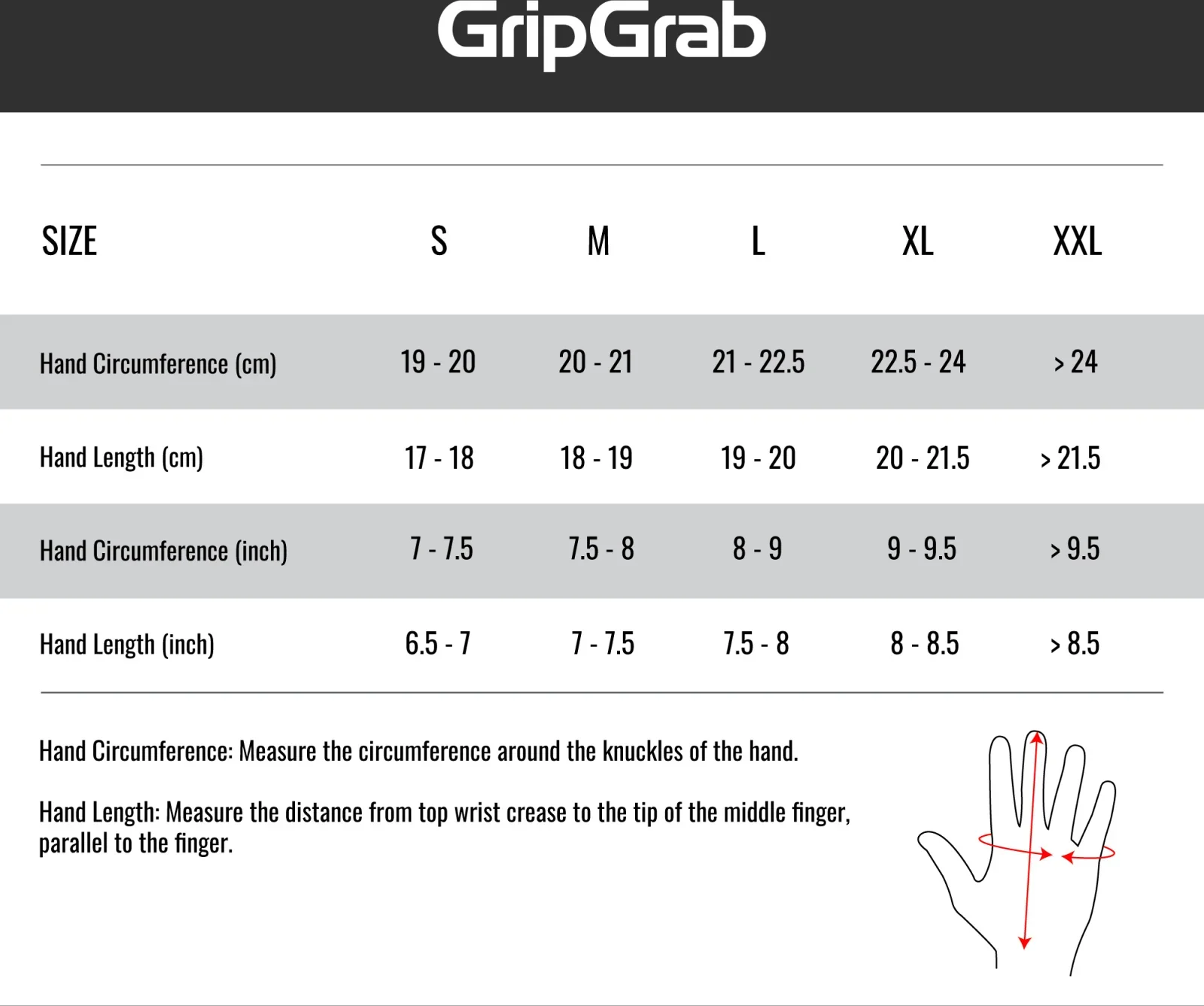 GripGrab Aerolite InsideGripT Full Finger Summer Gloves - Image 7