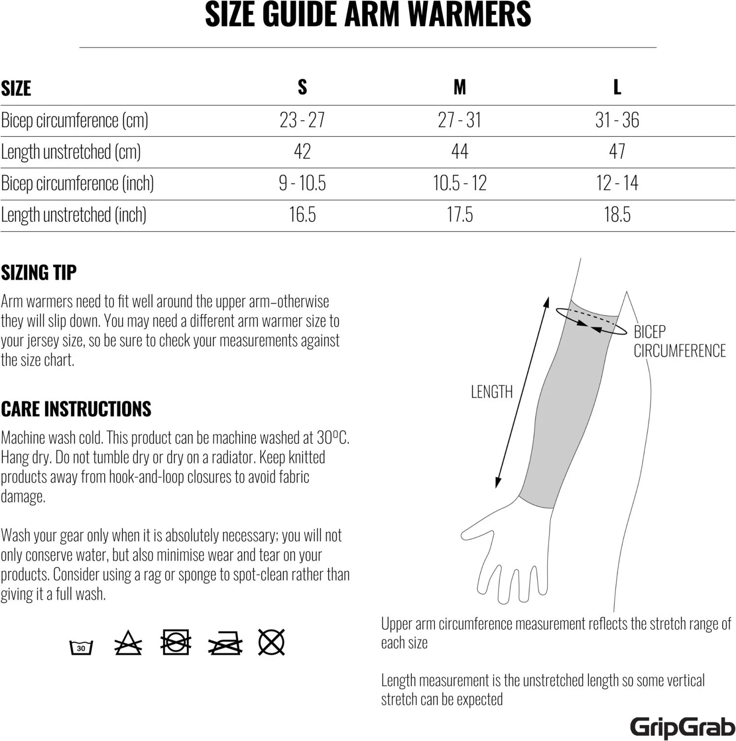 GripGrab AquaRepel 2 Water-Resistant Arm Warmers - Image 5