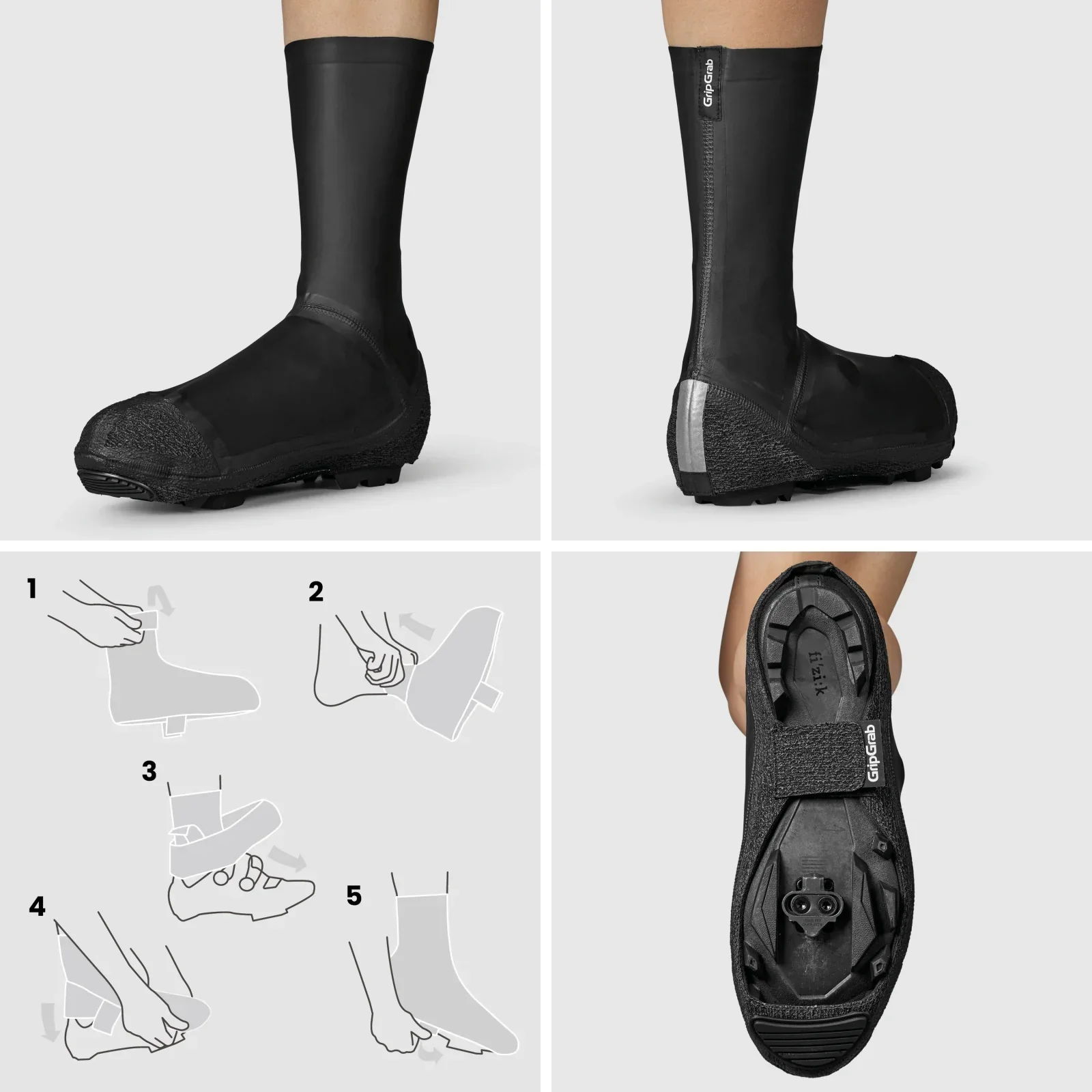 GripGrab AquaShield 2 Waterproof Gravel Shoe Covers - Image 7