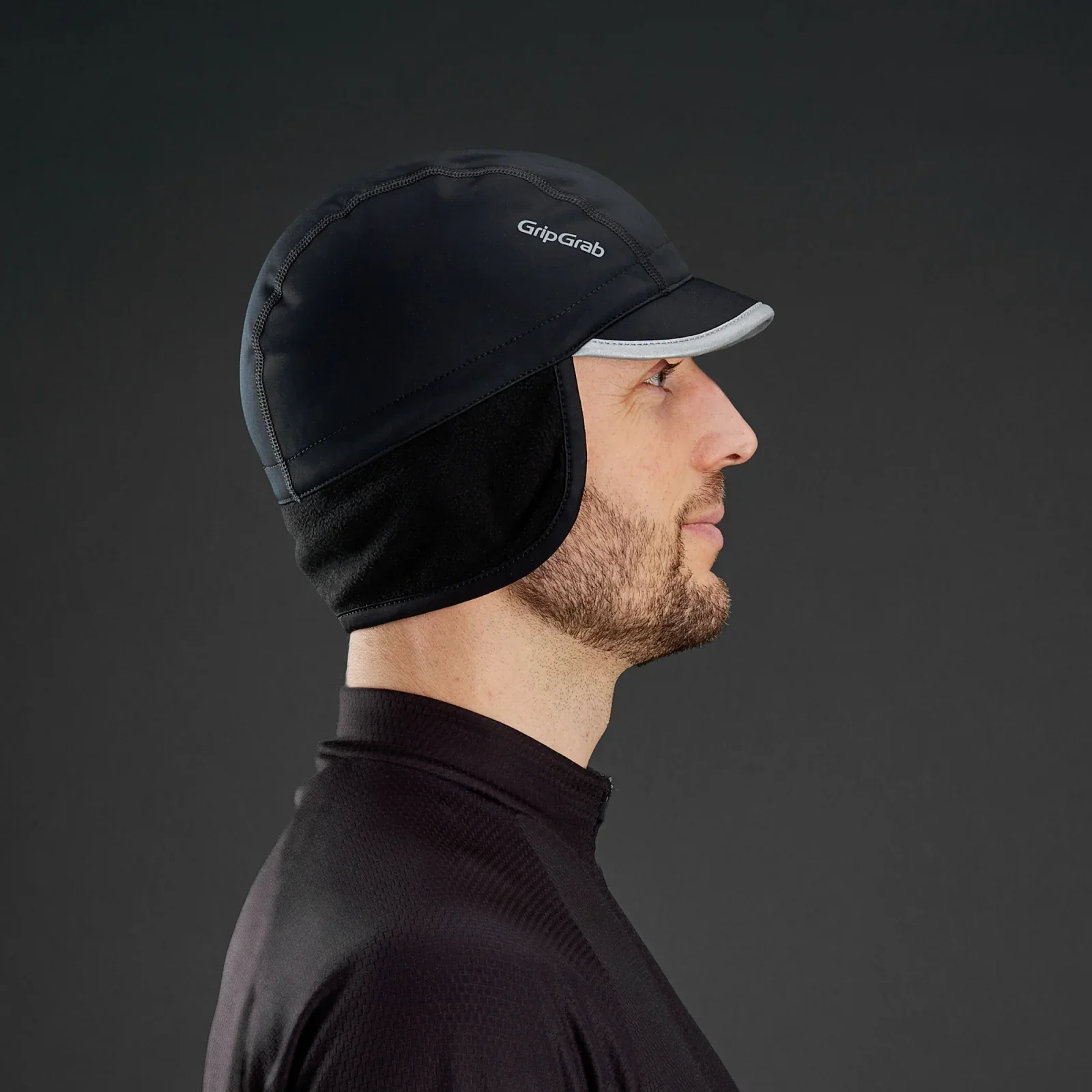 GripGrab Belgian Style Thermal Wind Winter Cycling Cap - Image 3