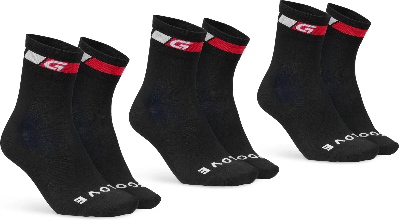 GripGrab Classic Regular Cut Summer Socks 3-Pack
